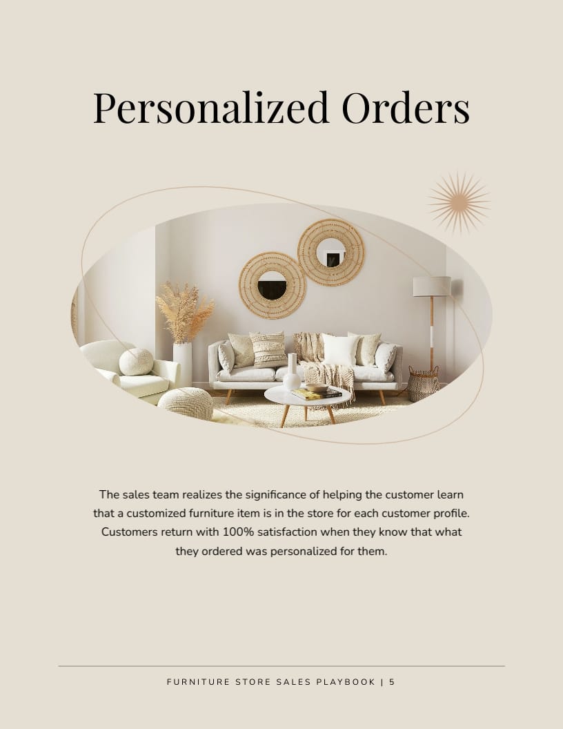 Furniture Store Sales Playbook Template - Slide 7 Furniture Store Sales Playbook Template - Slide 7