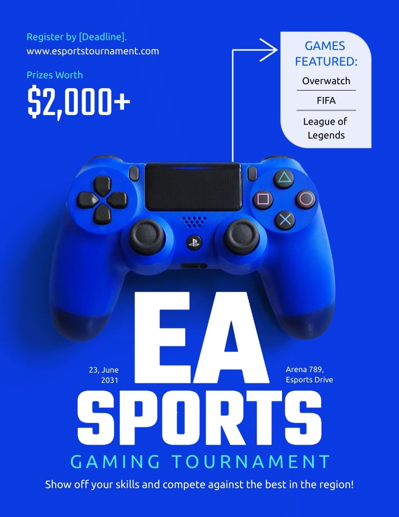 Gaming Tournament Flyer Template
