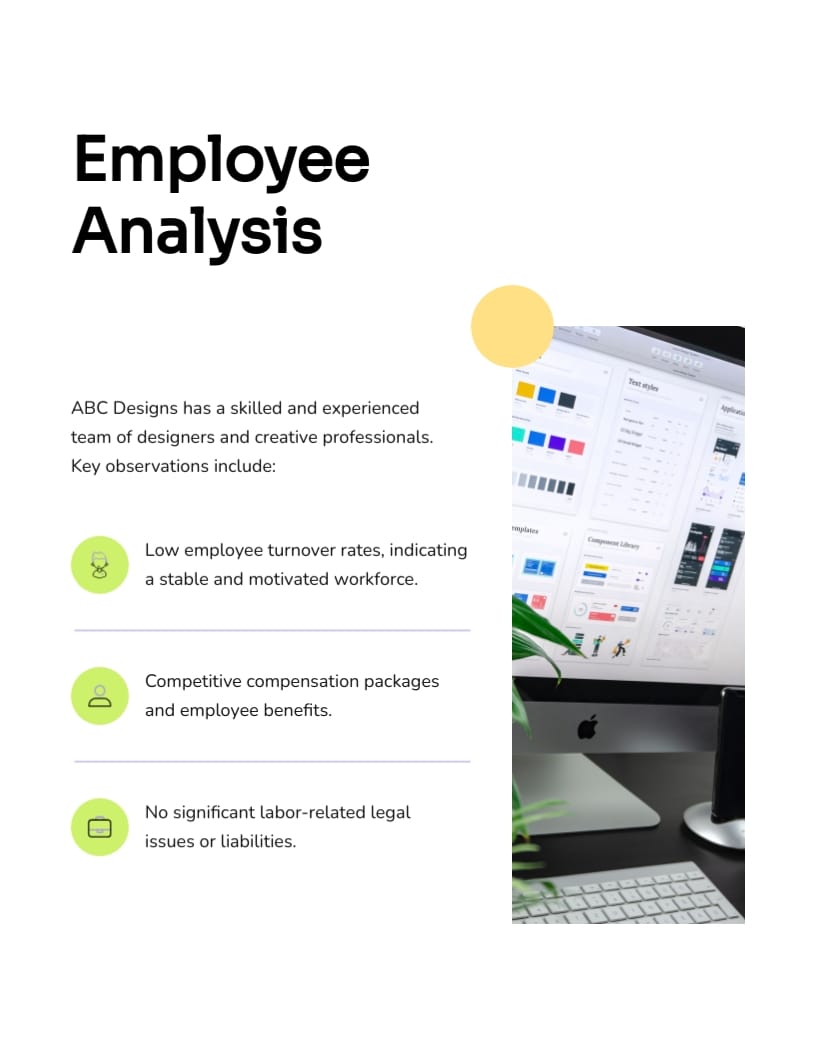 General Due Diligence Report Template | Visme