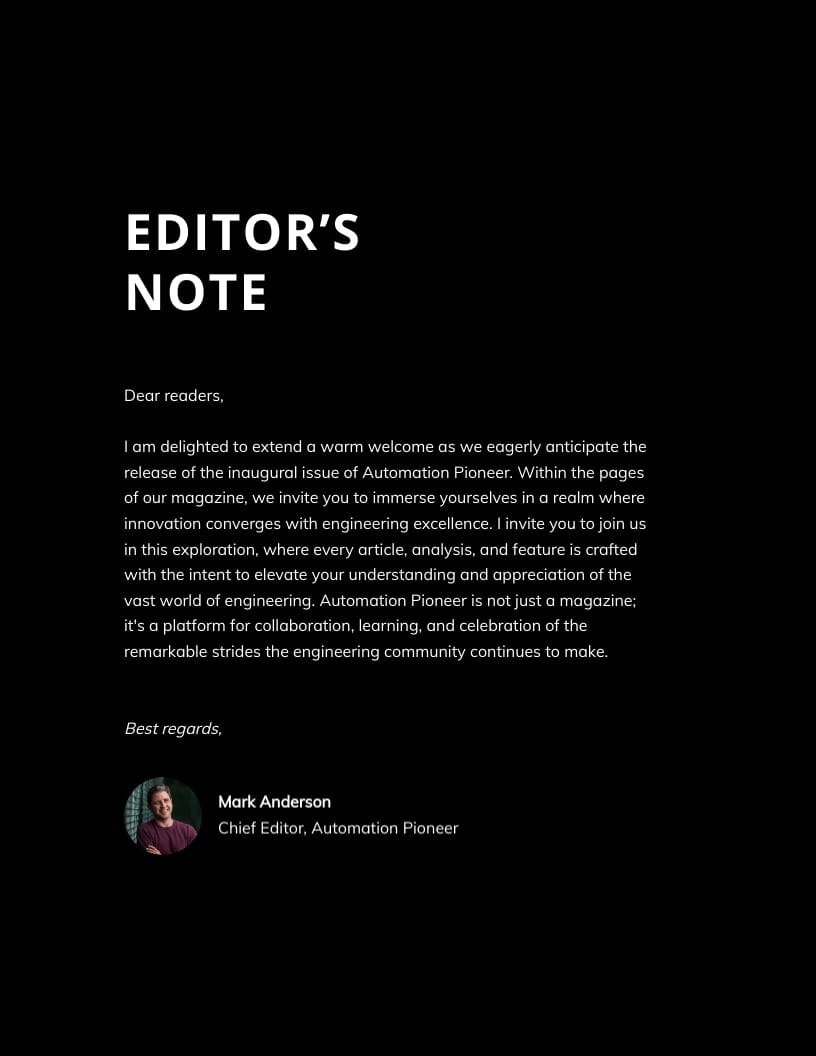 General Engineering Magazine Template - Slide 3 General Engineering Magazine Template - Slide 3