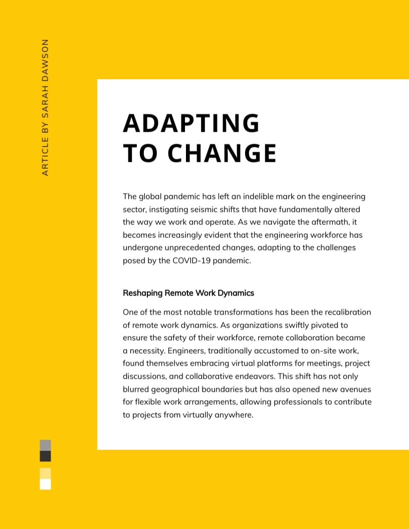 General Engineering Magazine Template - Slide 4 General Engineering Magazine Template - Slide 4