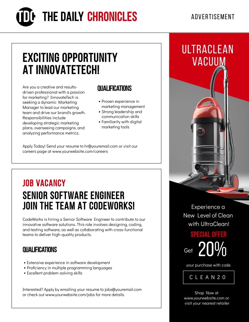 General Newspaper Template - Slide 4 General Newspaper Template - Slide 4