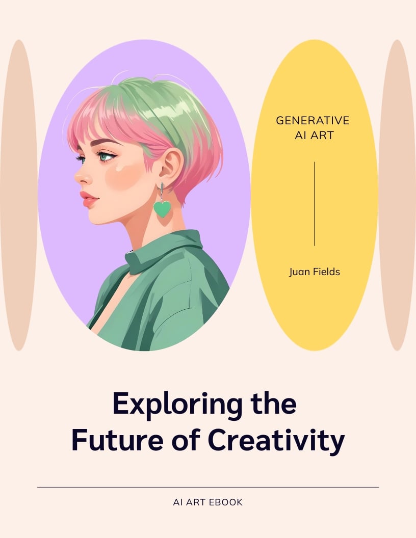 Generative AI Art Ebook टेम्पलेट