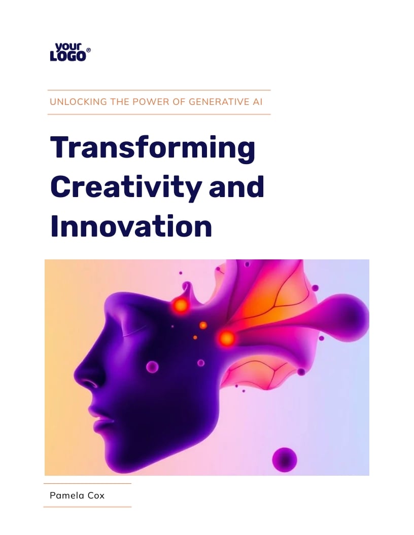 Generative AI Ebook टेम्पलेट