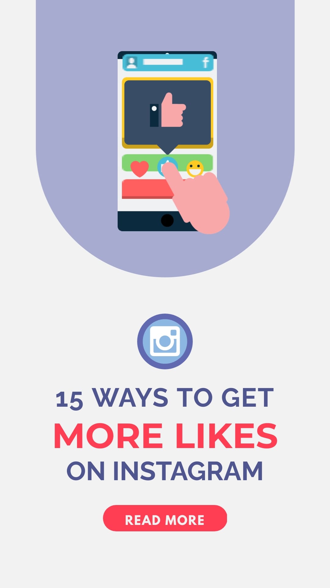 Get More Likes Instagram Vertical Template
