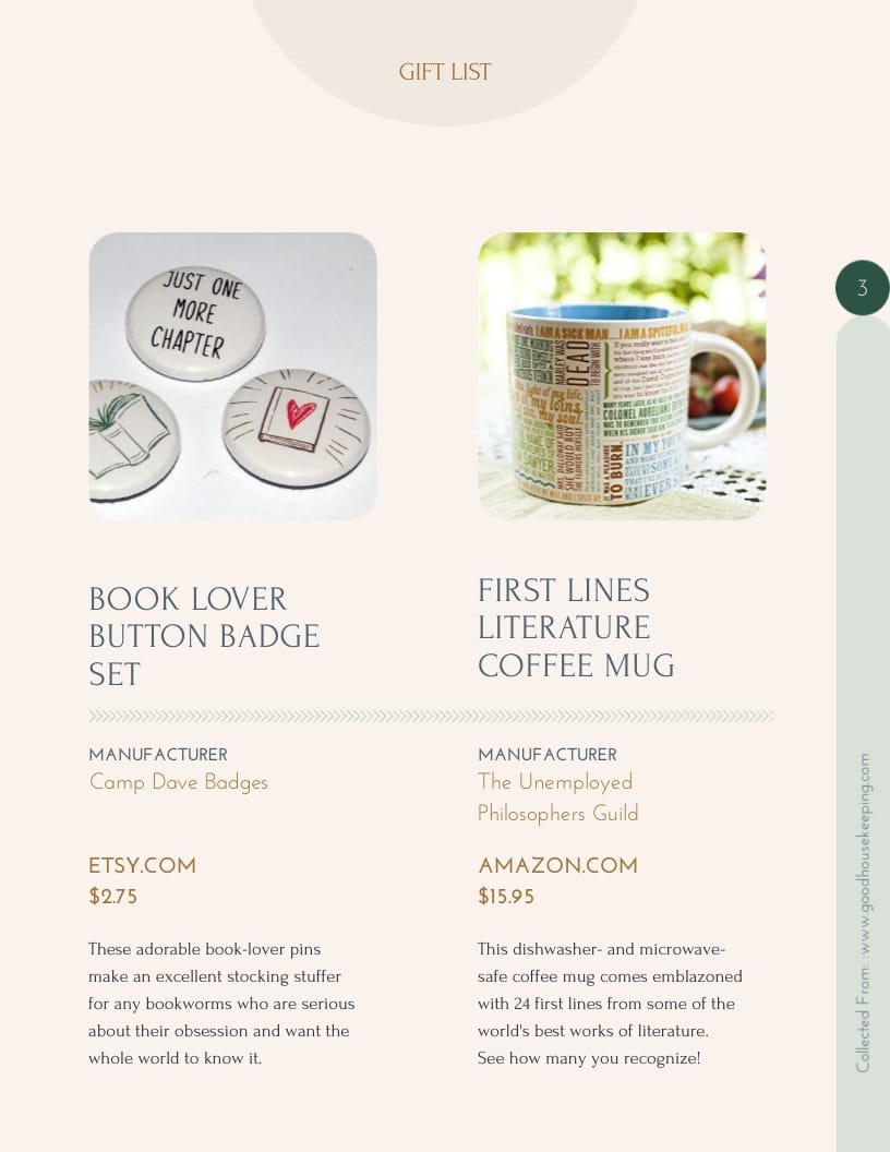 Gift Guide Lead Magnet