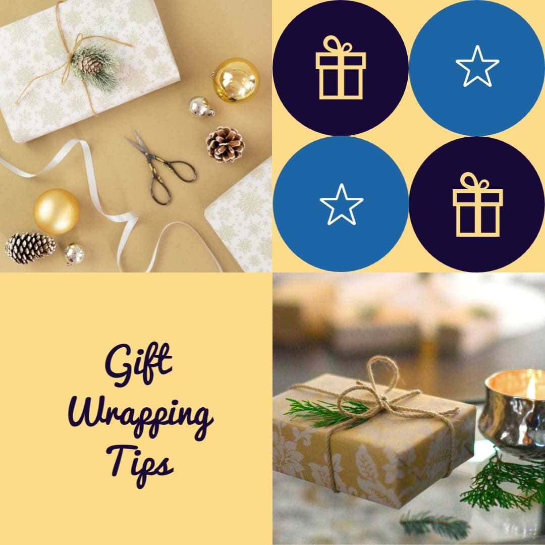 Gift Wrapping Tips Animated Square Template