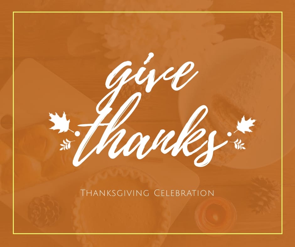 Give Thanks Dinner Facebook Post Template
