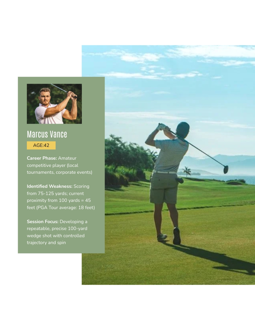 Golf Practice Plan Template | Visme
