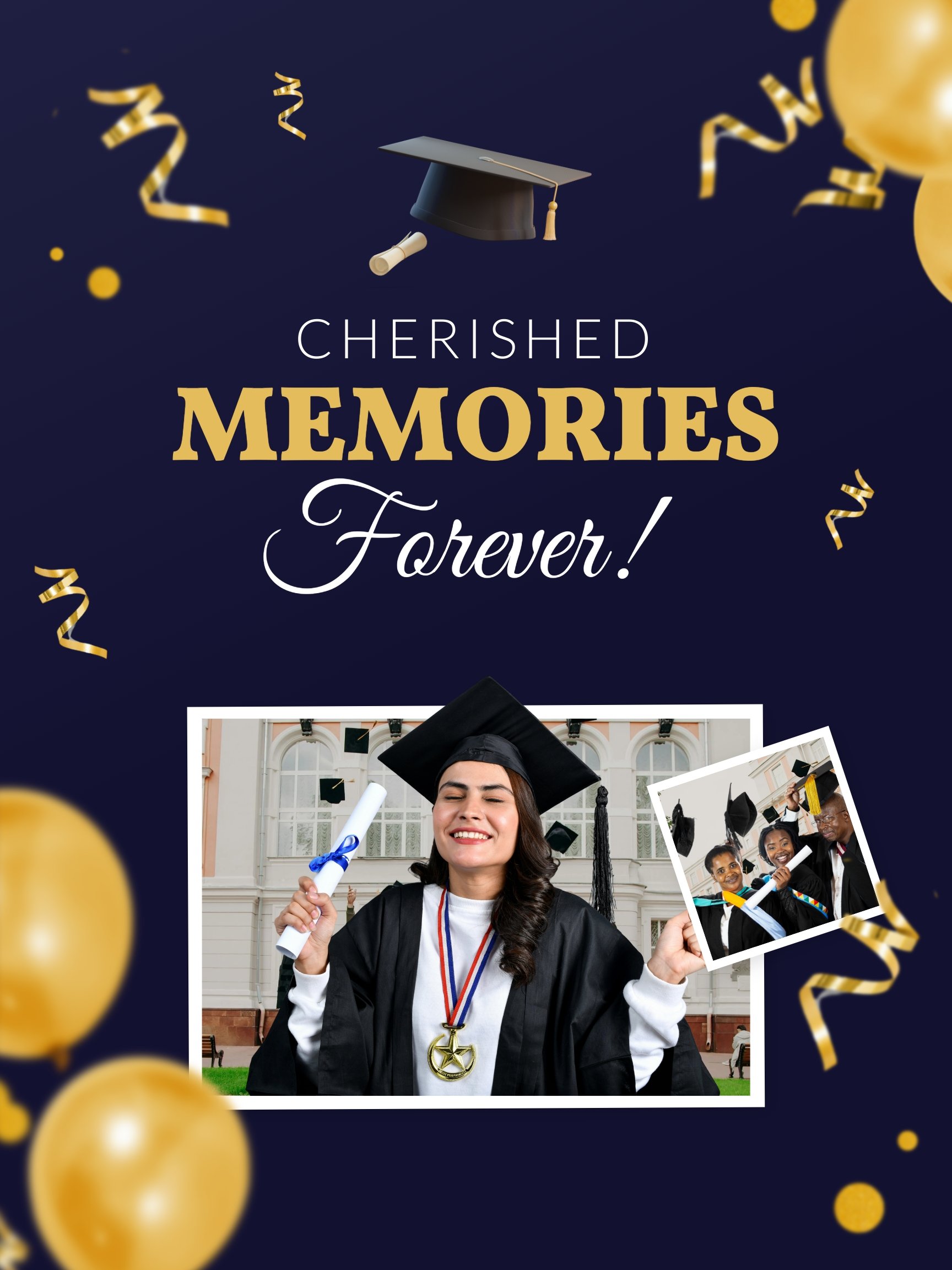 Graduation Album Poster Template