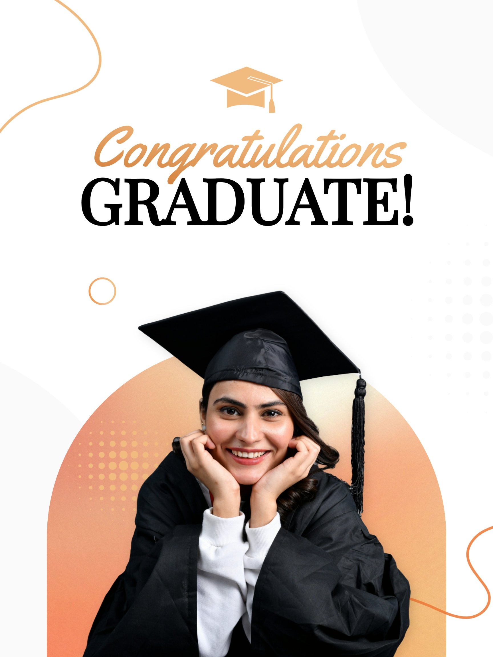 Graduation Congratulations Poster Template