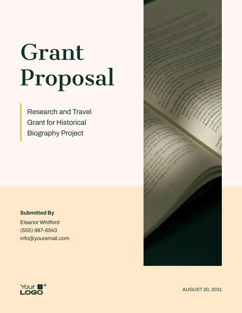 Grant Writing Proposal Template
