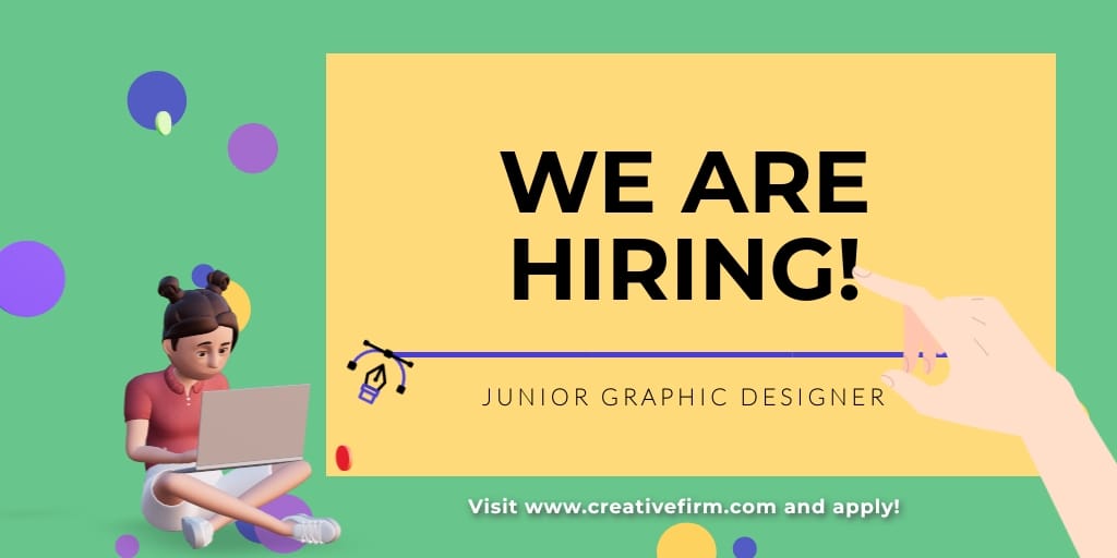 Graphic Design Hiring Twitter(X) Post Template