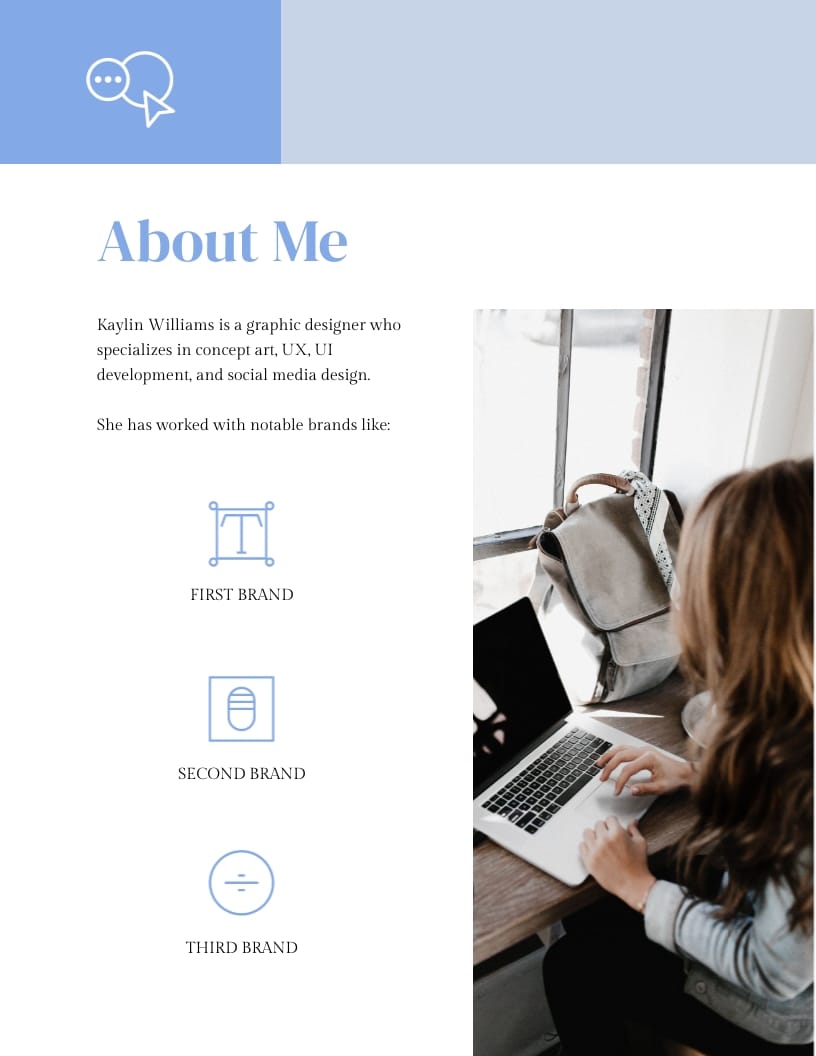 Graphic Design Portfolio Template - Slide 2 Graphic Design Portfolio Template - Slide 2