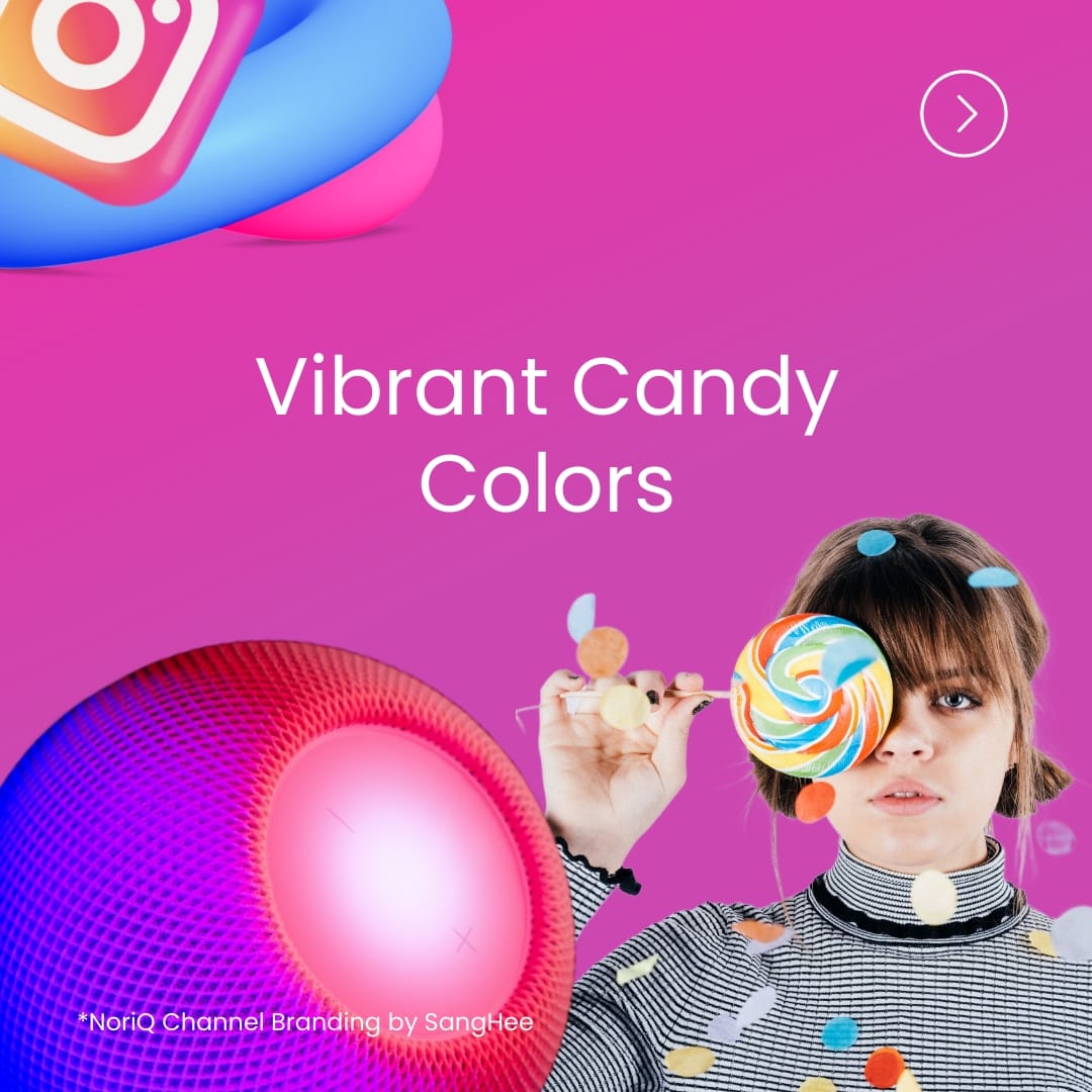 Graphic Design Trends Instagram Carousel Post Template | Visme