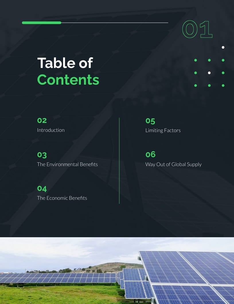 Green Energy Whitepaper Template - Slide 2 Green Energy Whitepaper Template - Slide 2