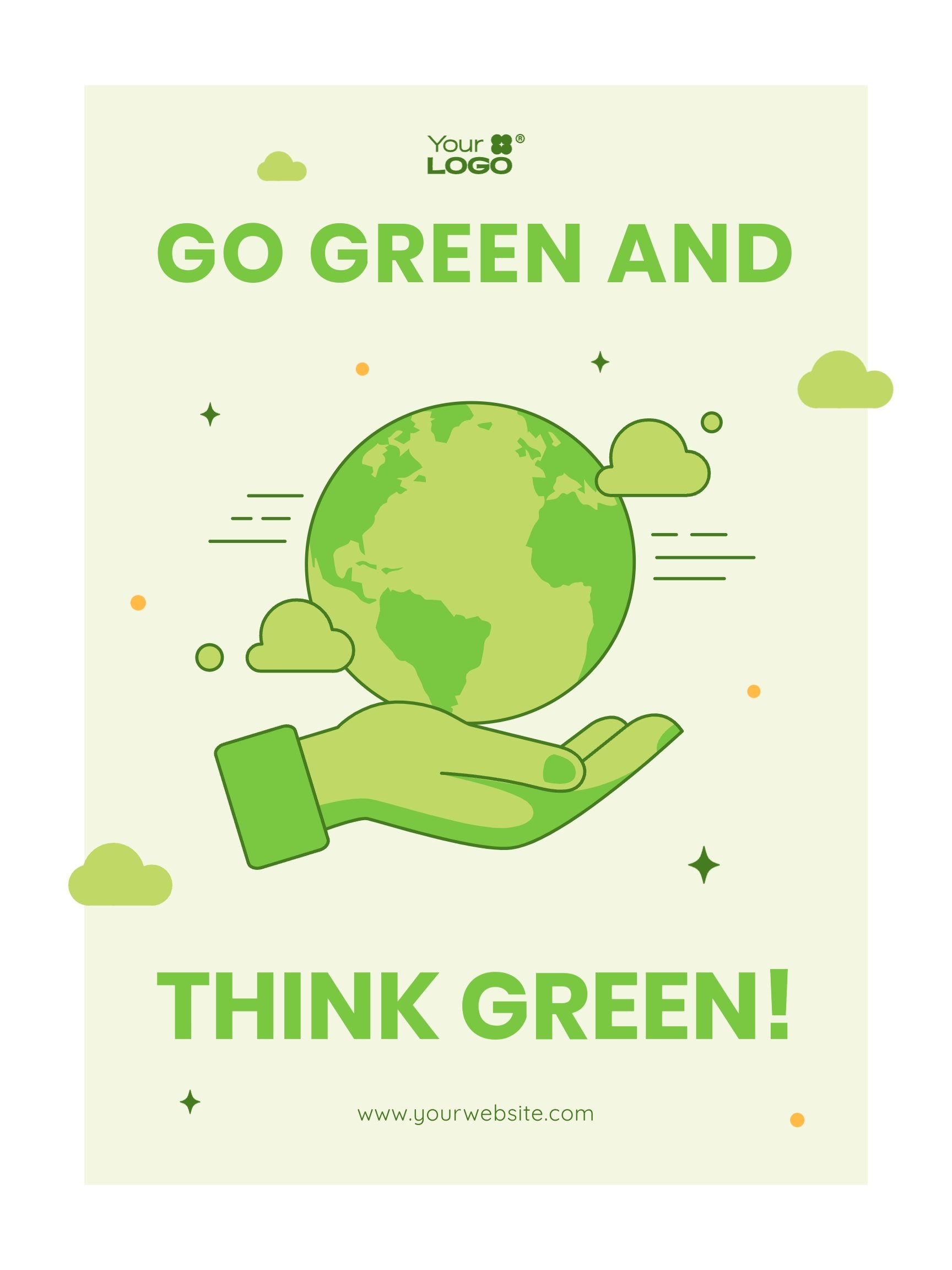 Green Poster Board Template