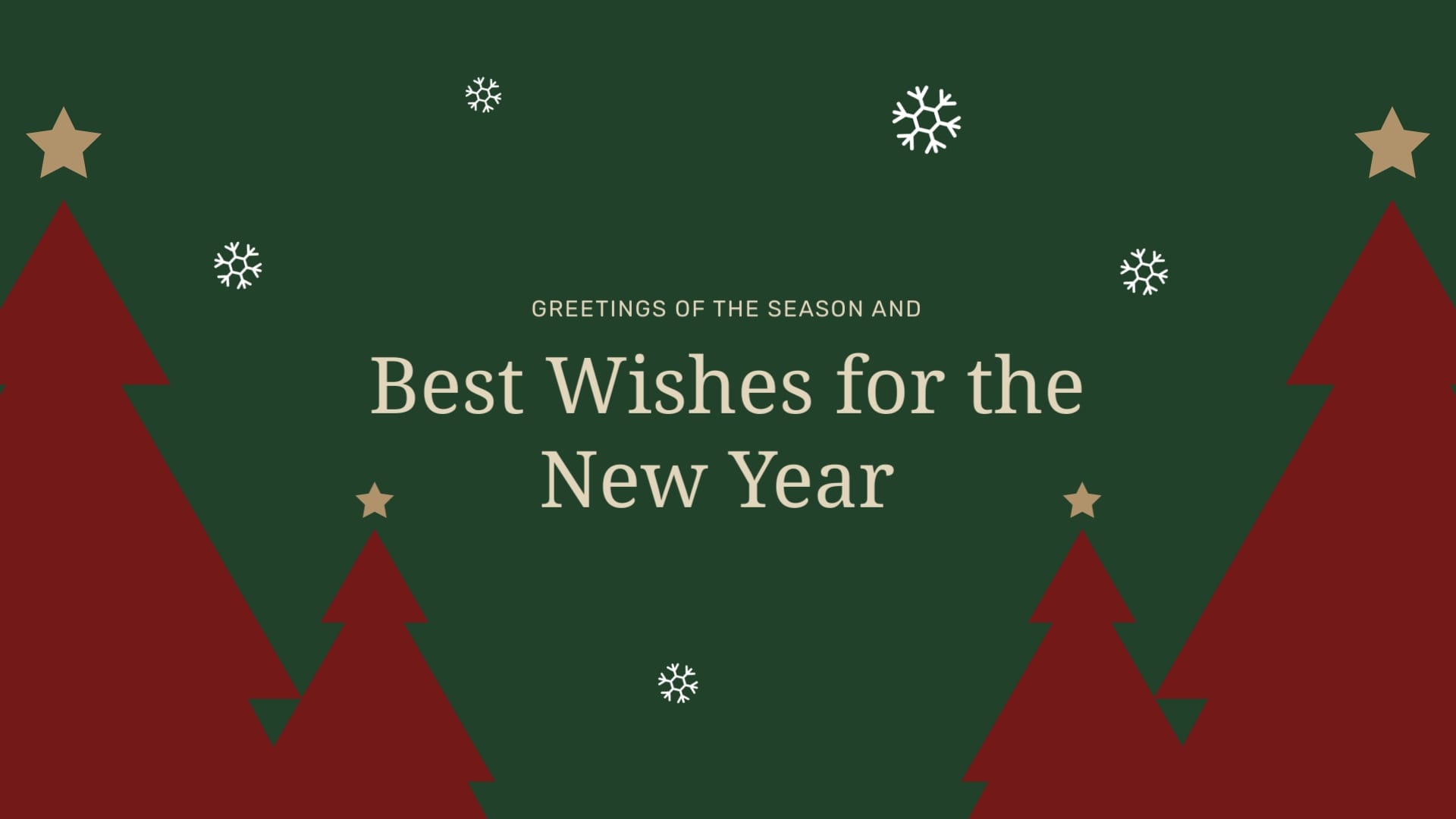 Greetings of the Season Animated Social Graphic Template