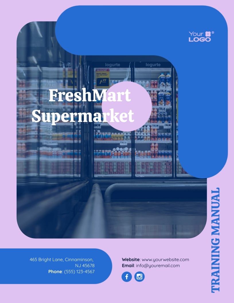 Grocery Store Cashier Training Manual Template