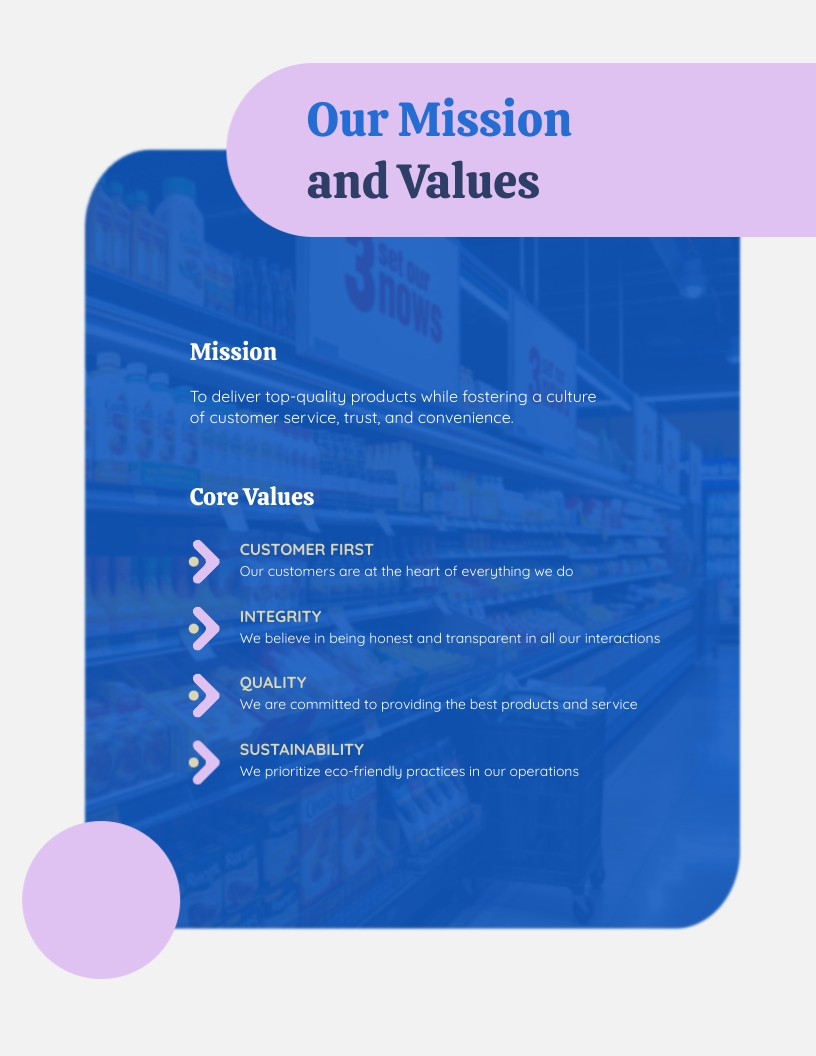 Grocery Store Cashier Training Manual Template - Slide 3 Grocery Store Cashier Training Manual Template - Slide 3
