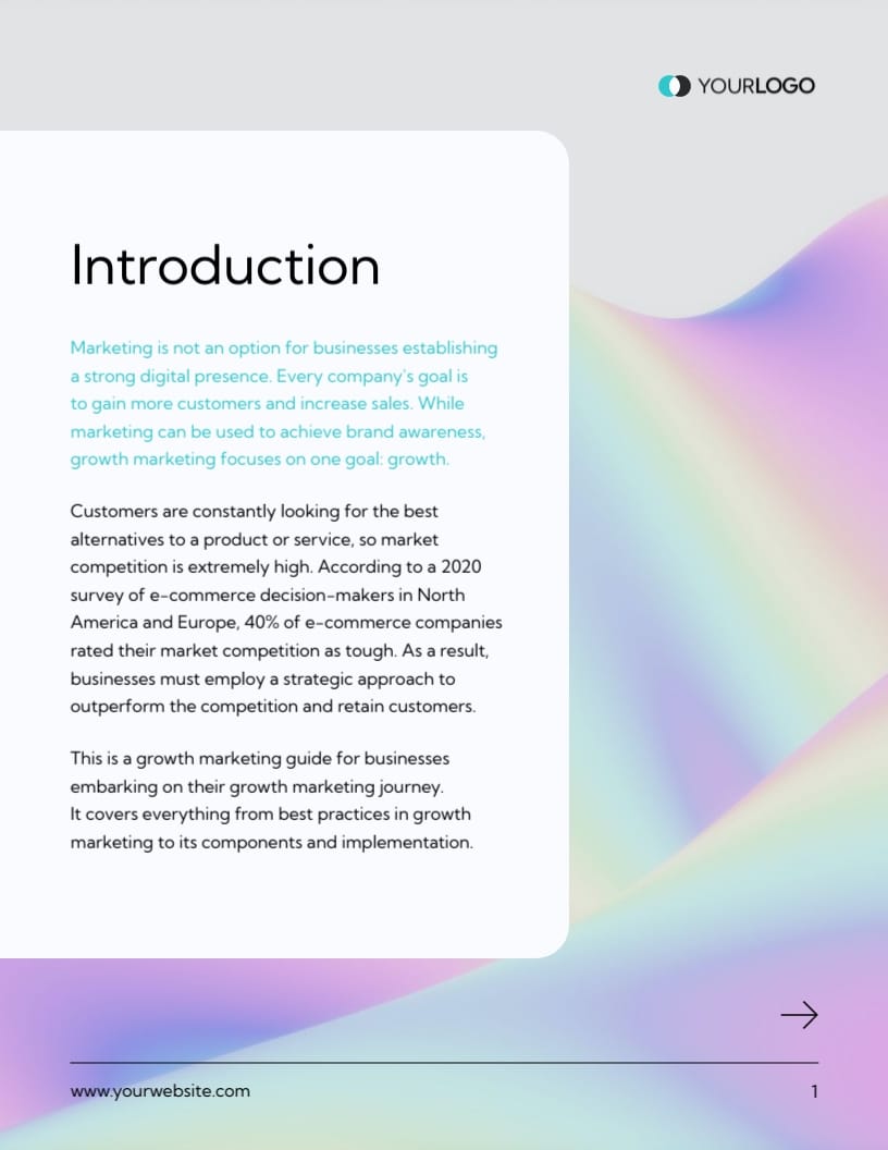 Growth Marketing Whitepaper Template - Slide 3 Growth Marketing Whitepaper Template - Slide 3