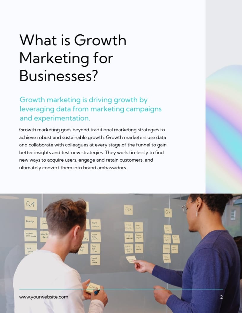 Growth Marketing Whitepaper Template - Slide 4 Growth Marketing Whitepaper Template - Slide 4