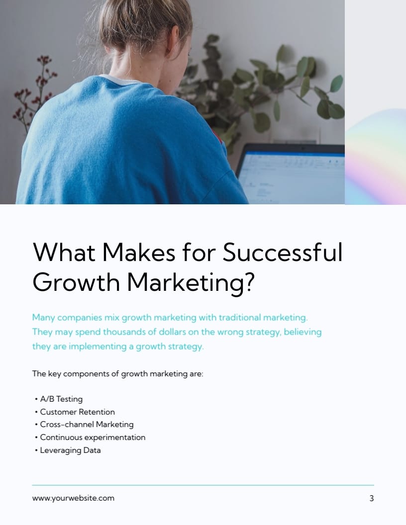 Growth Marketing Whitepaper Template - Slide 5 Growth Marketing Whitepaper Template - Slide 5