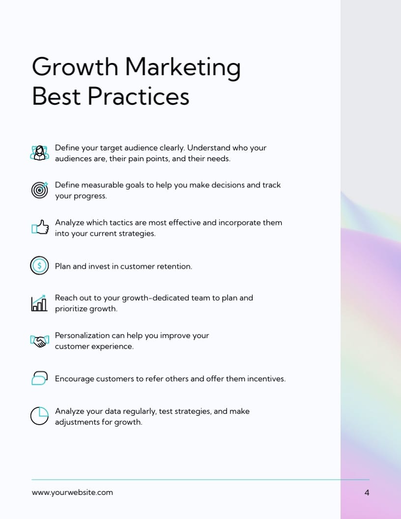 Growth Marketing Whitepaper Template - Slide 6 Growth Marketing Whitepaper Template - Slide 6