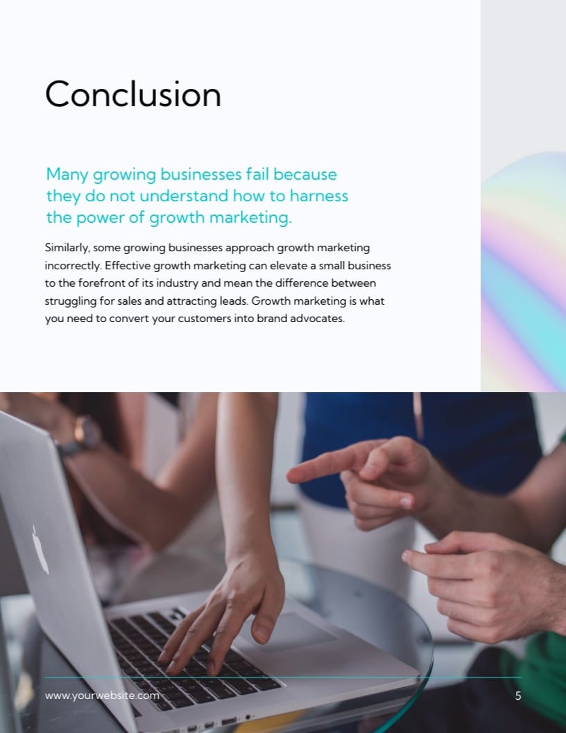 Growth Marketing Whitepaper Template - Slide 7 Growth Marketing Whitepaper Template - Slide 7