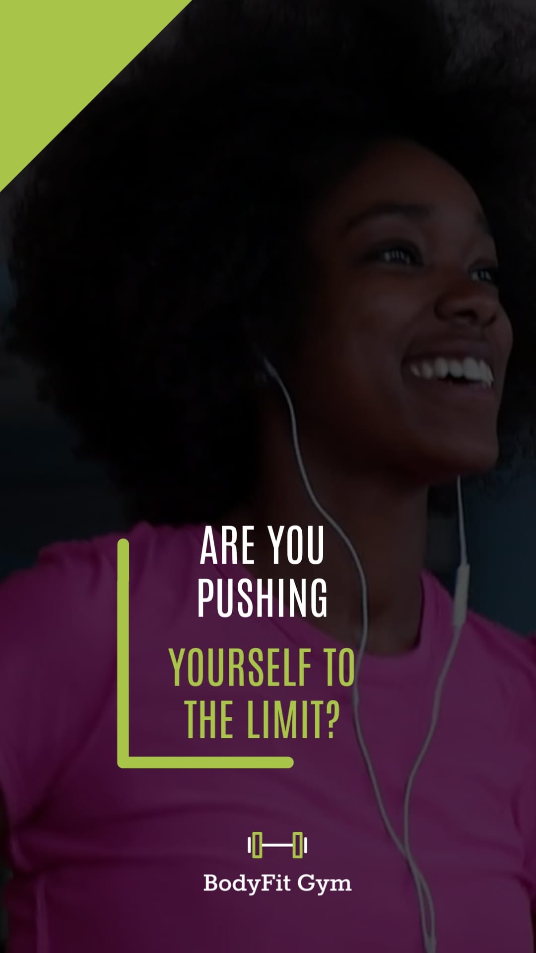 Gym Facebook Video Ad Vertical Template