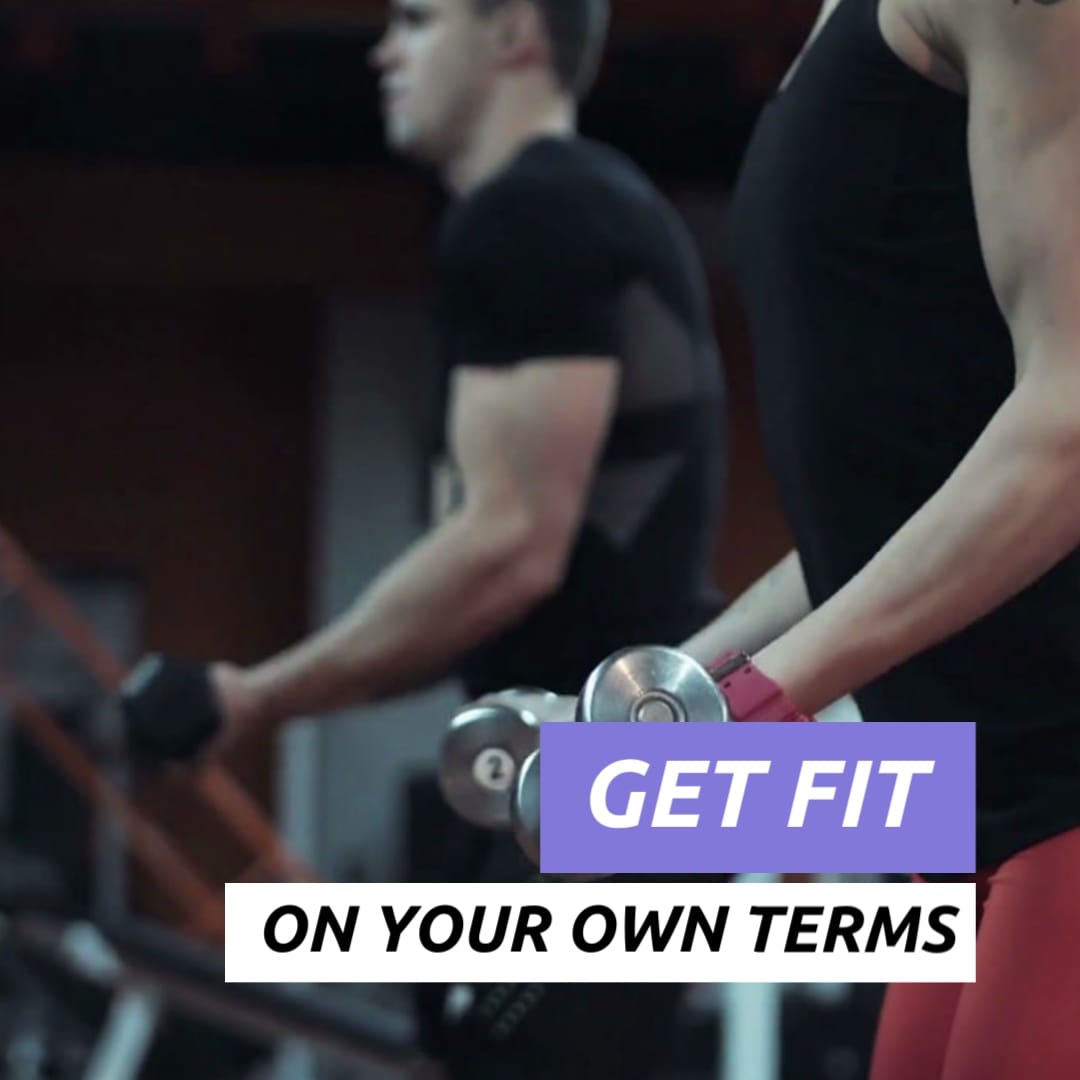 Gym Promo Ad Square Template