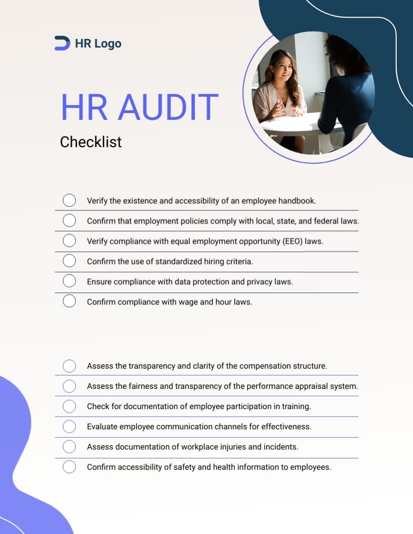 HR Audit Checklist Template