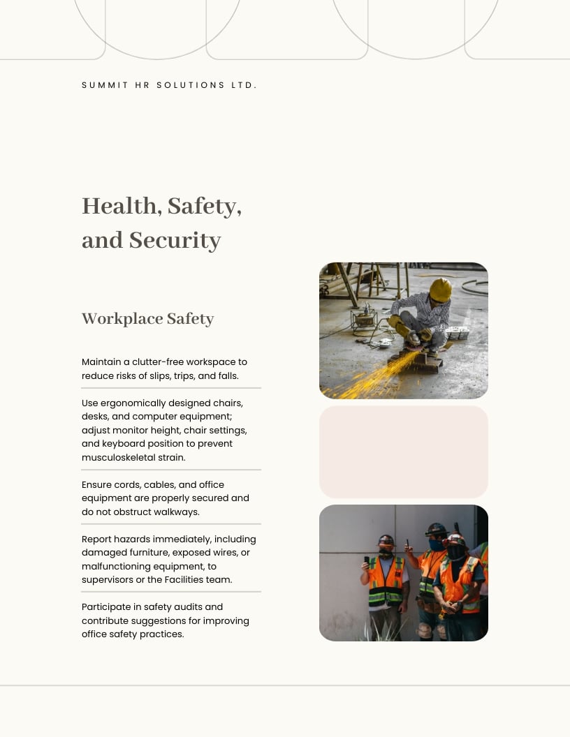 Hr Consulting Employee Handbook Design Template Visme