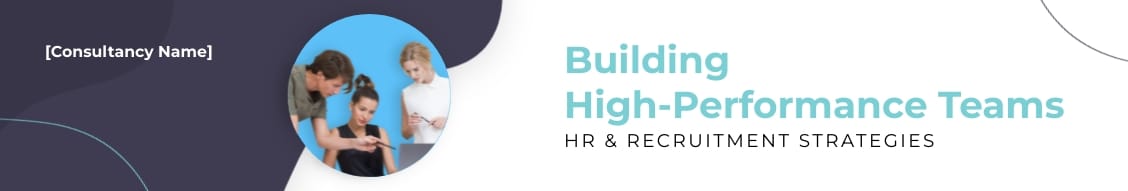 HR Consulting Services LinkedIn Header Template