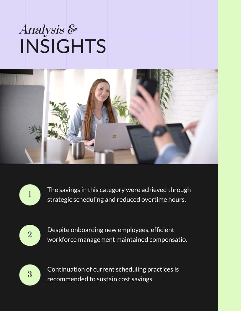 HR Team Monthly Budget Report Template - Slide 7 HR Team Monthly Budget Report Template - Slide 7