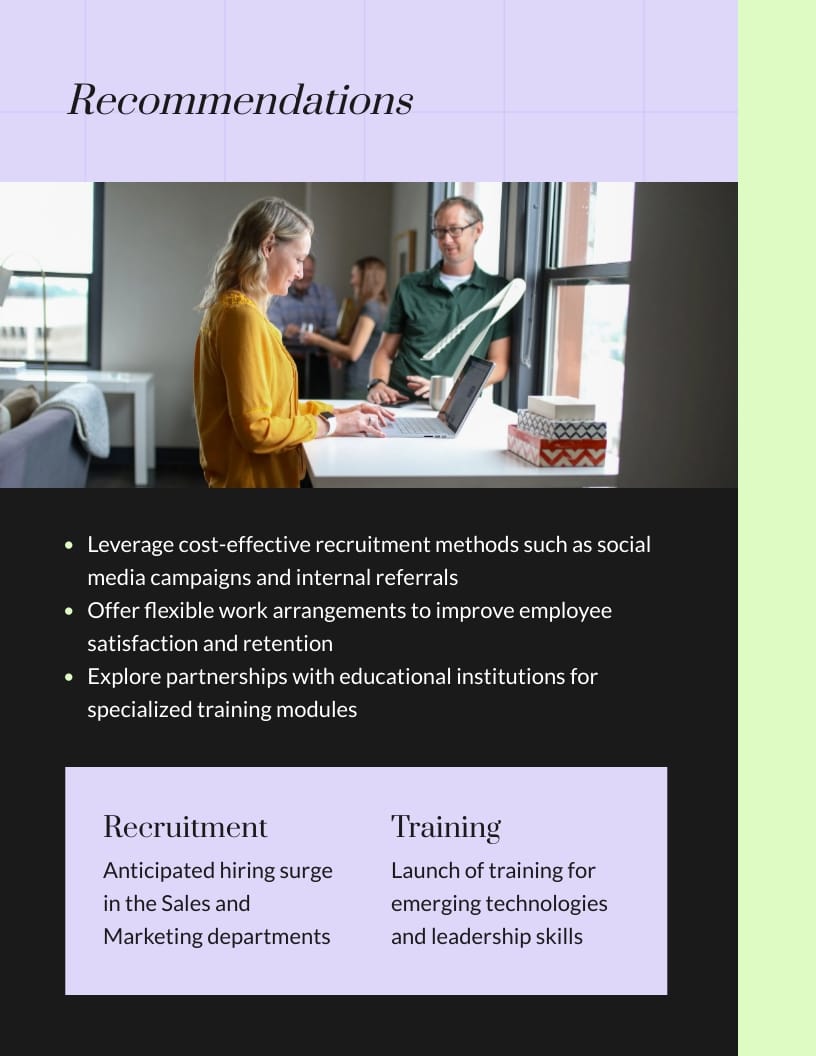 HR Team Monthly Budget Report Template - Slide 9 HR Team Monthly Budget Report Template - Slide 9