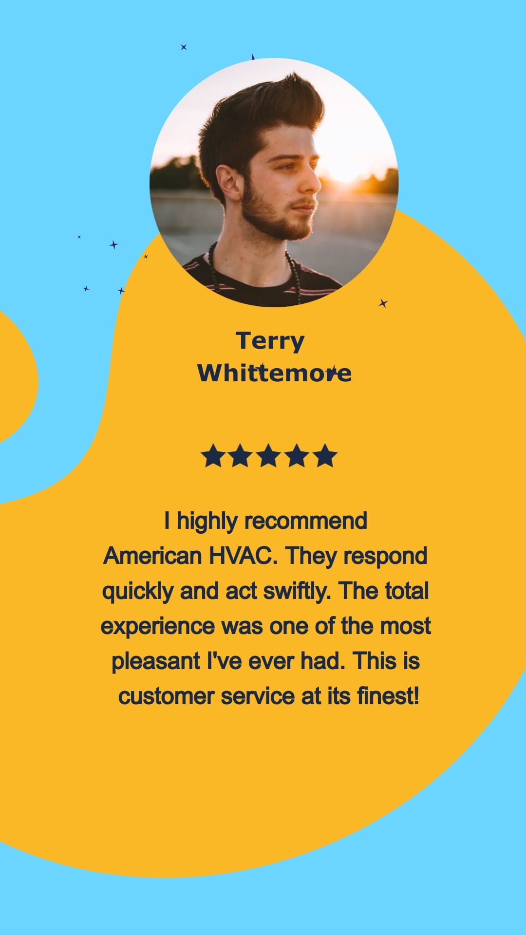 HVAC - Video Testimonial Vertical Template