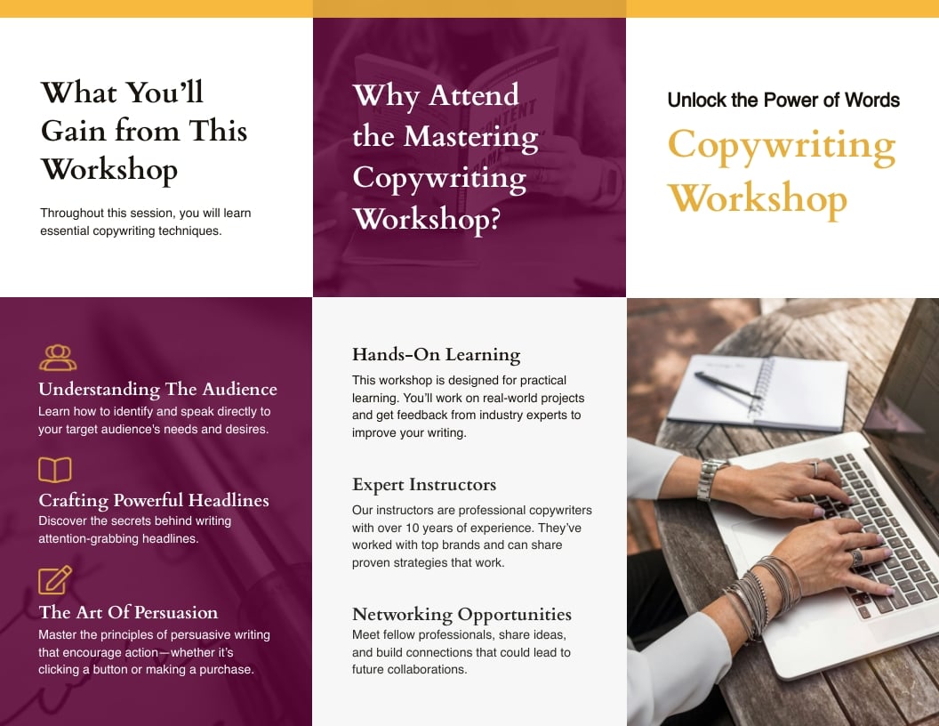 Handout Z-Fold Brochure Template