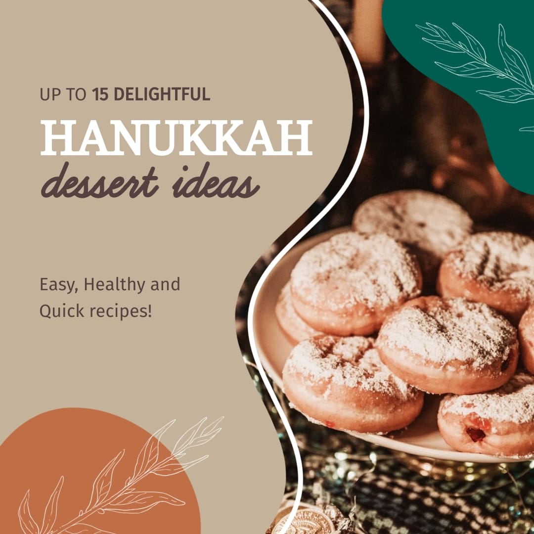 Hanukkah Dessert Instagram Post Template