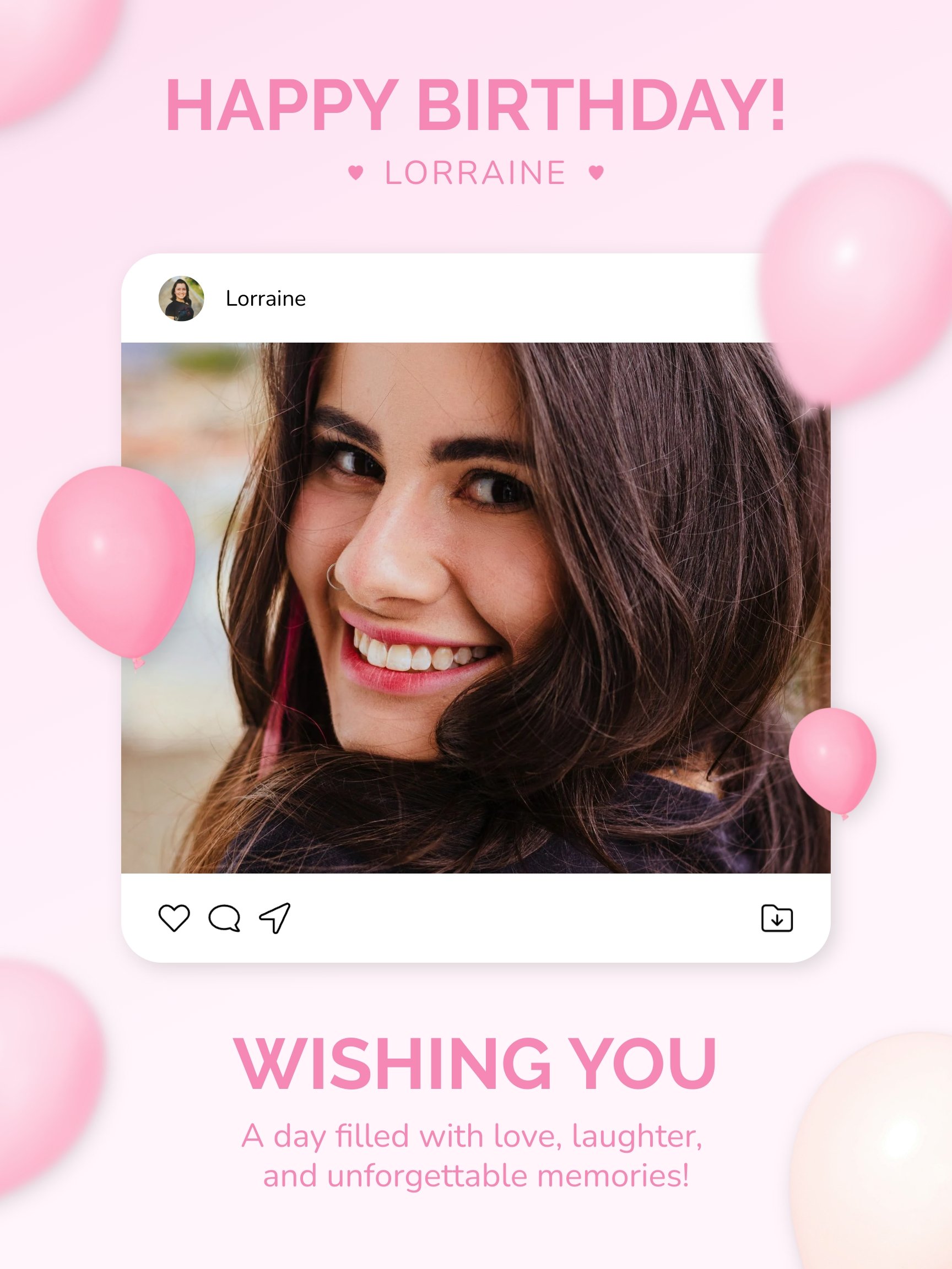Happy Birthday Poster Template