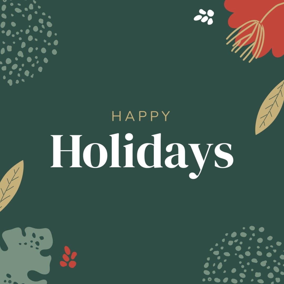 Happy Holidays Gift Card Animated Social Graphic Square Template