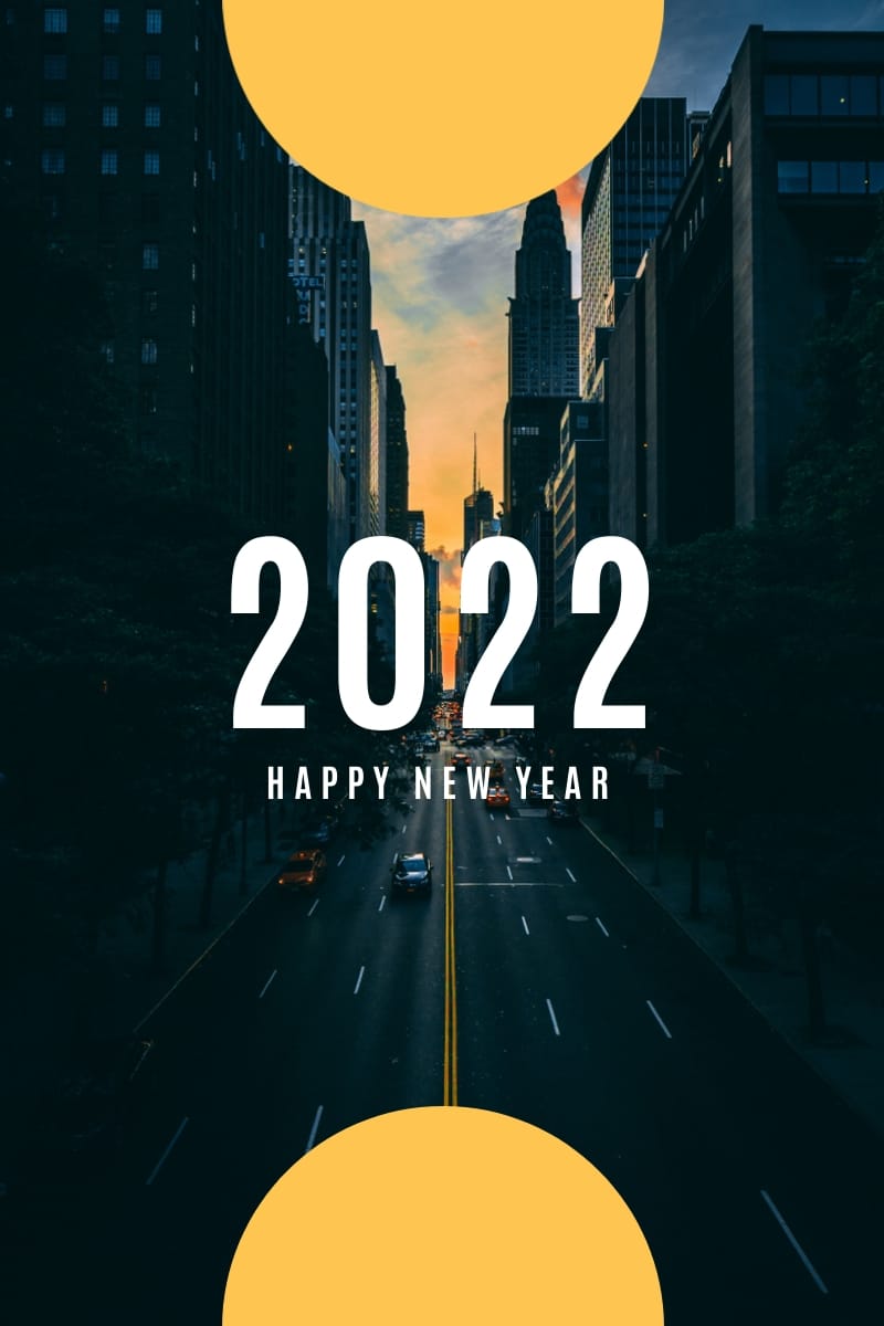 Happy New Year Blog Graphic Large Template