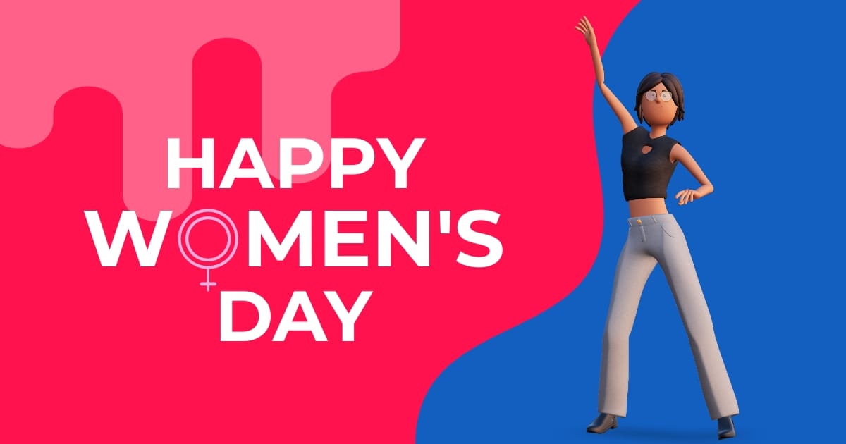 Happy Women’s Day Facebook Post Template