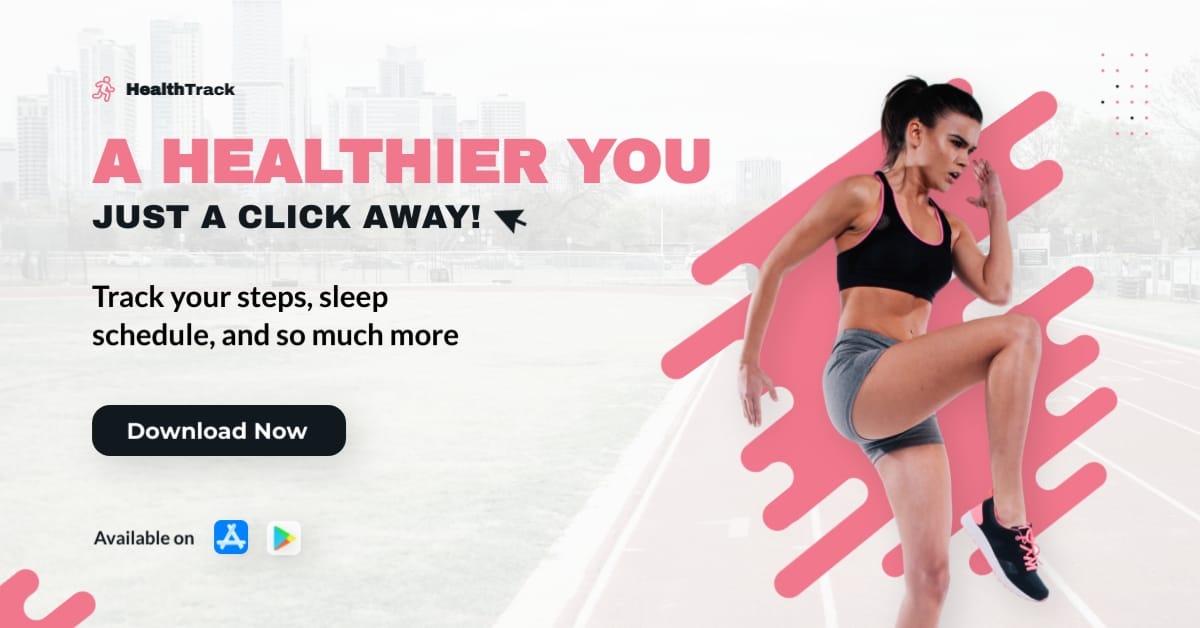 Health App LinkedIn Sponsored Ad Template