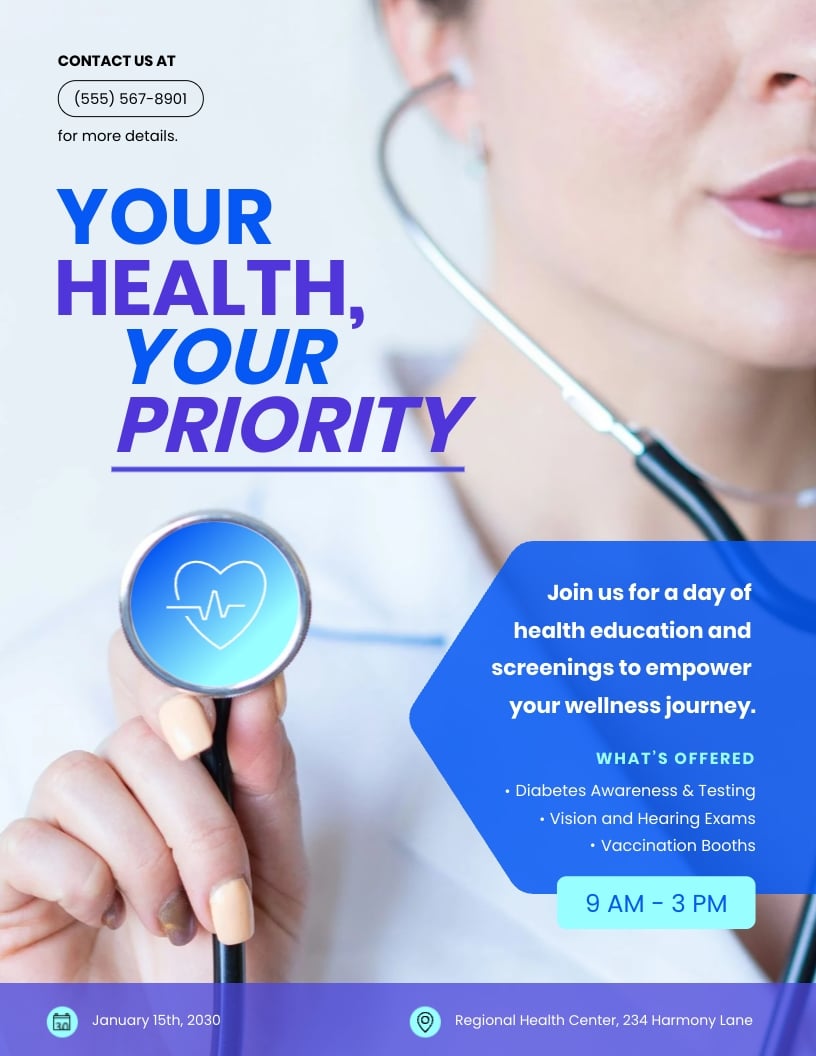 Health Flyer Template
