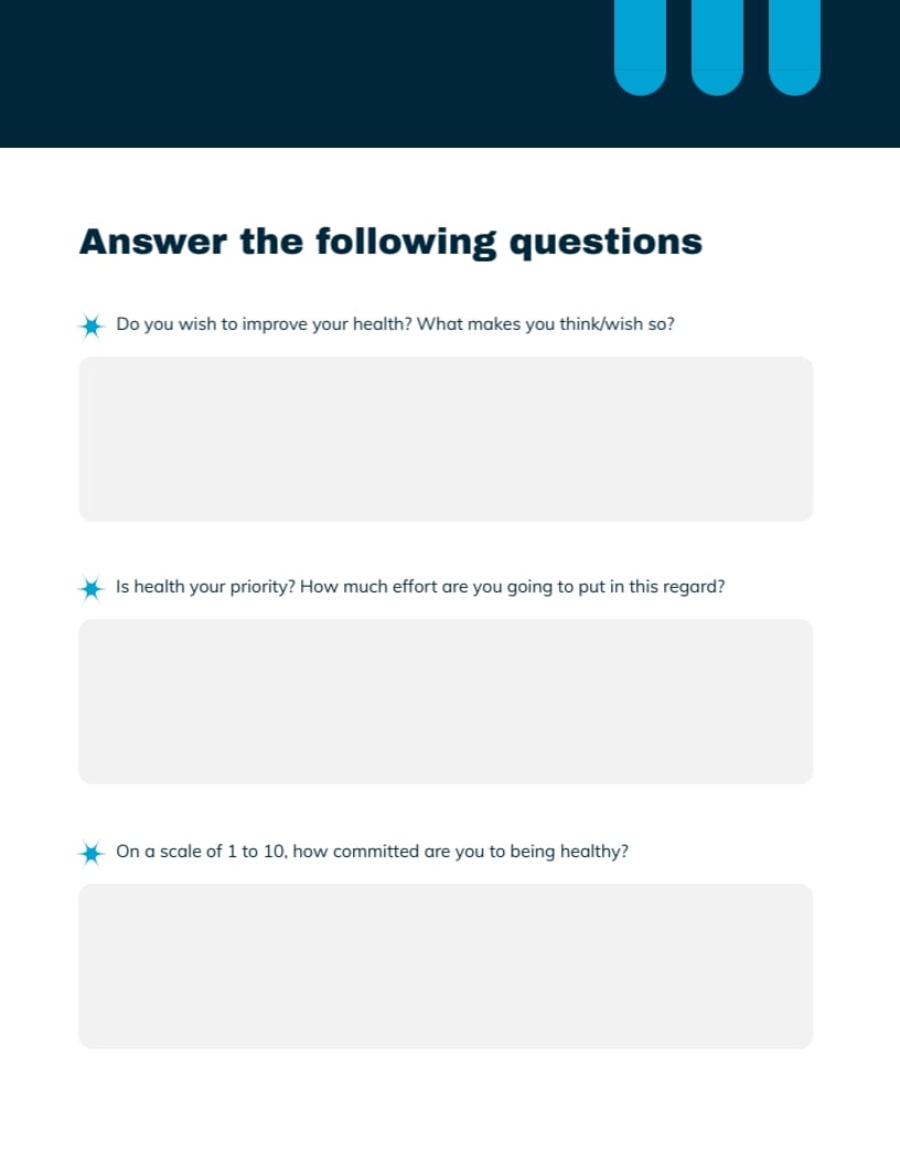 Health Improvement Workbook Template - Slide 5 Health Improvement Workbook Template - Slide 5