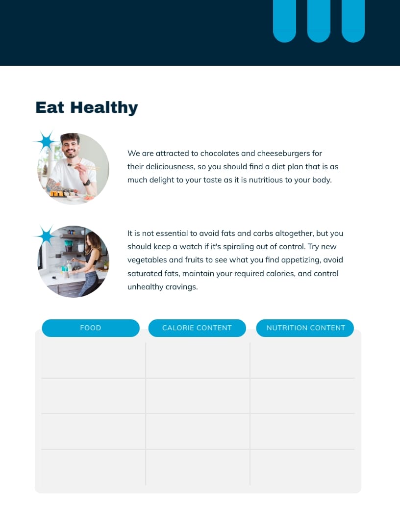 Health Improvement Workbook Template - Slide 8 Health Improvement Workbook Template - Slide 8