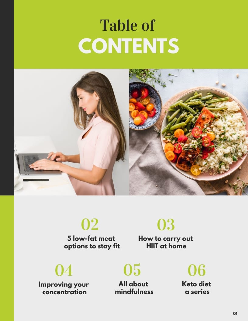 Health Magazine Template - Slide 2 Health Magazine Template - Slide 2