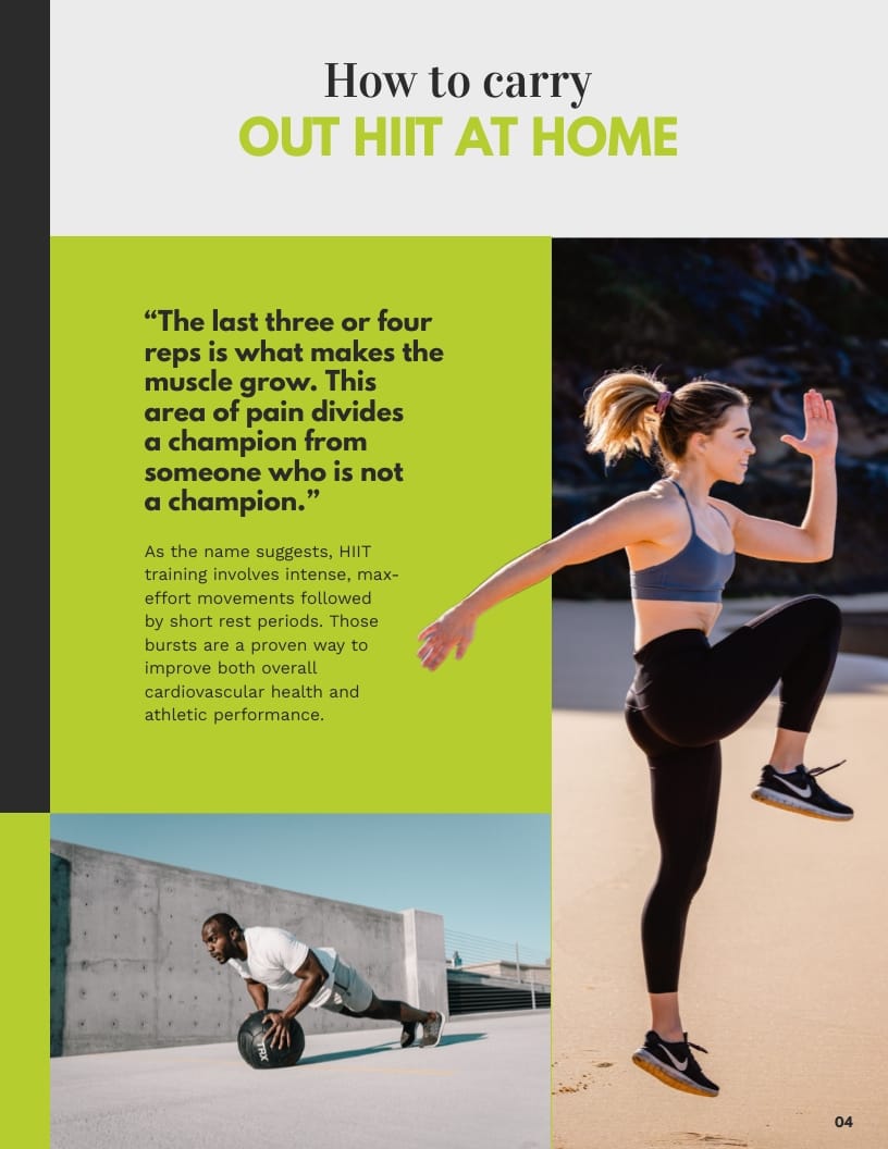 Health Magazine Template - Slide 5 Health Magazine Template - Slide 5