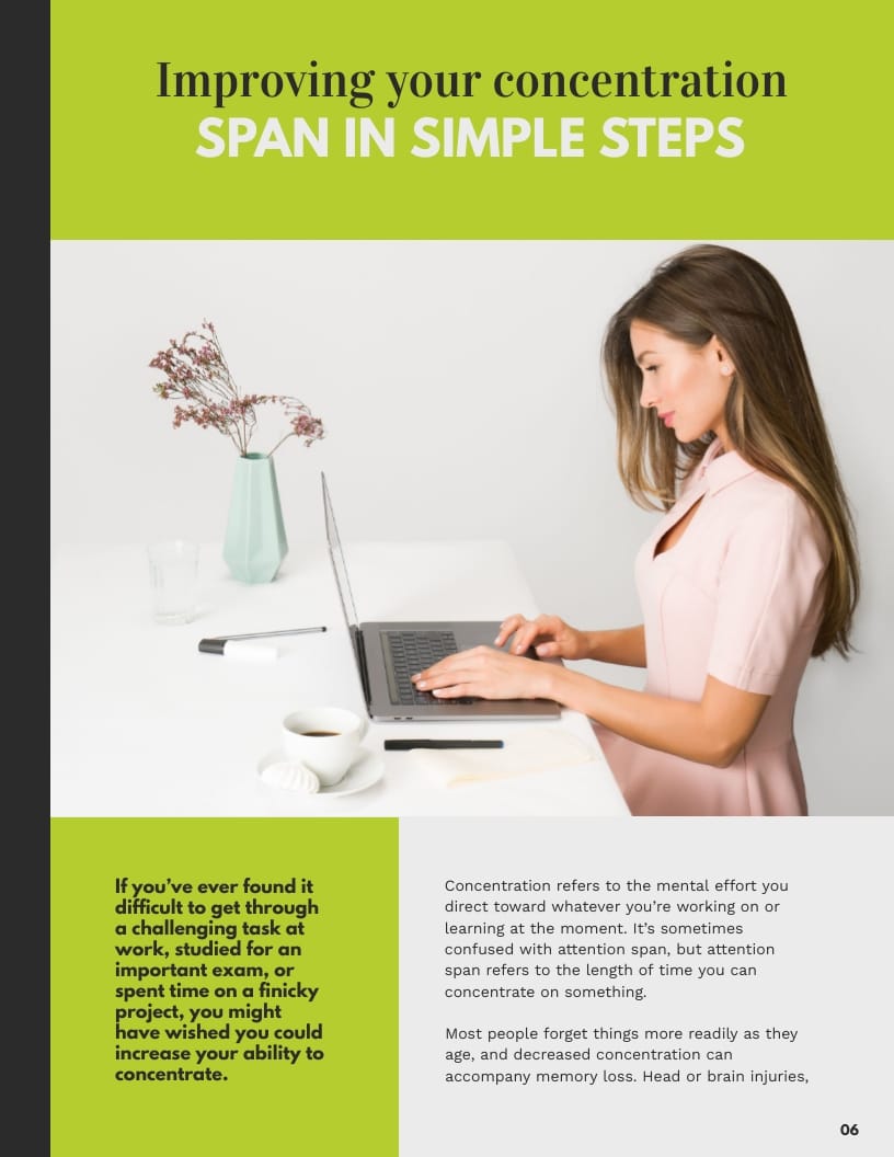 Health Magazine Template - Slide 7 Health Magazine Template - Slide 7